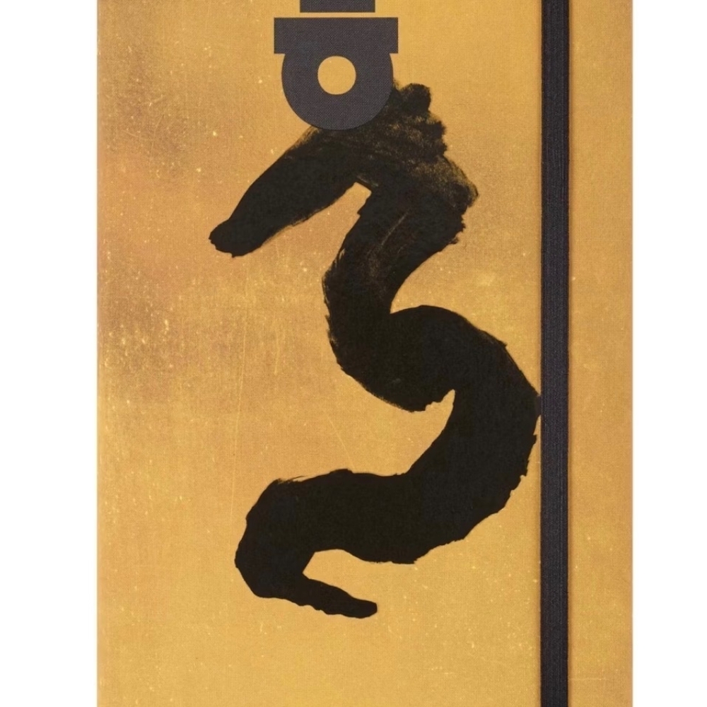 Gold and Black Artistic Notebook